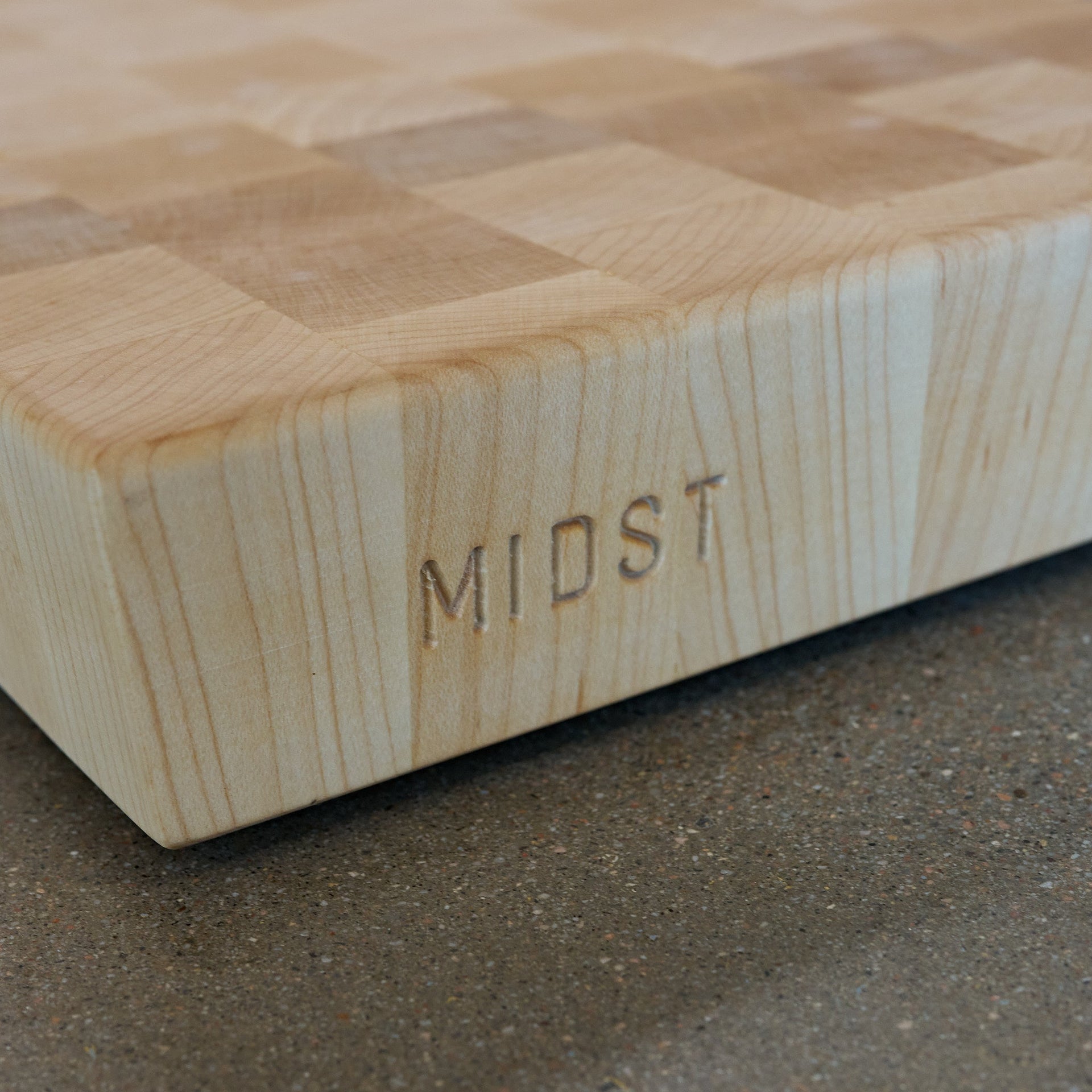 Midst End Grain Cherry Cutting Board large-Knife Accessories-Kent Townsend-Carbon Knife Co