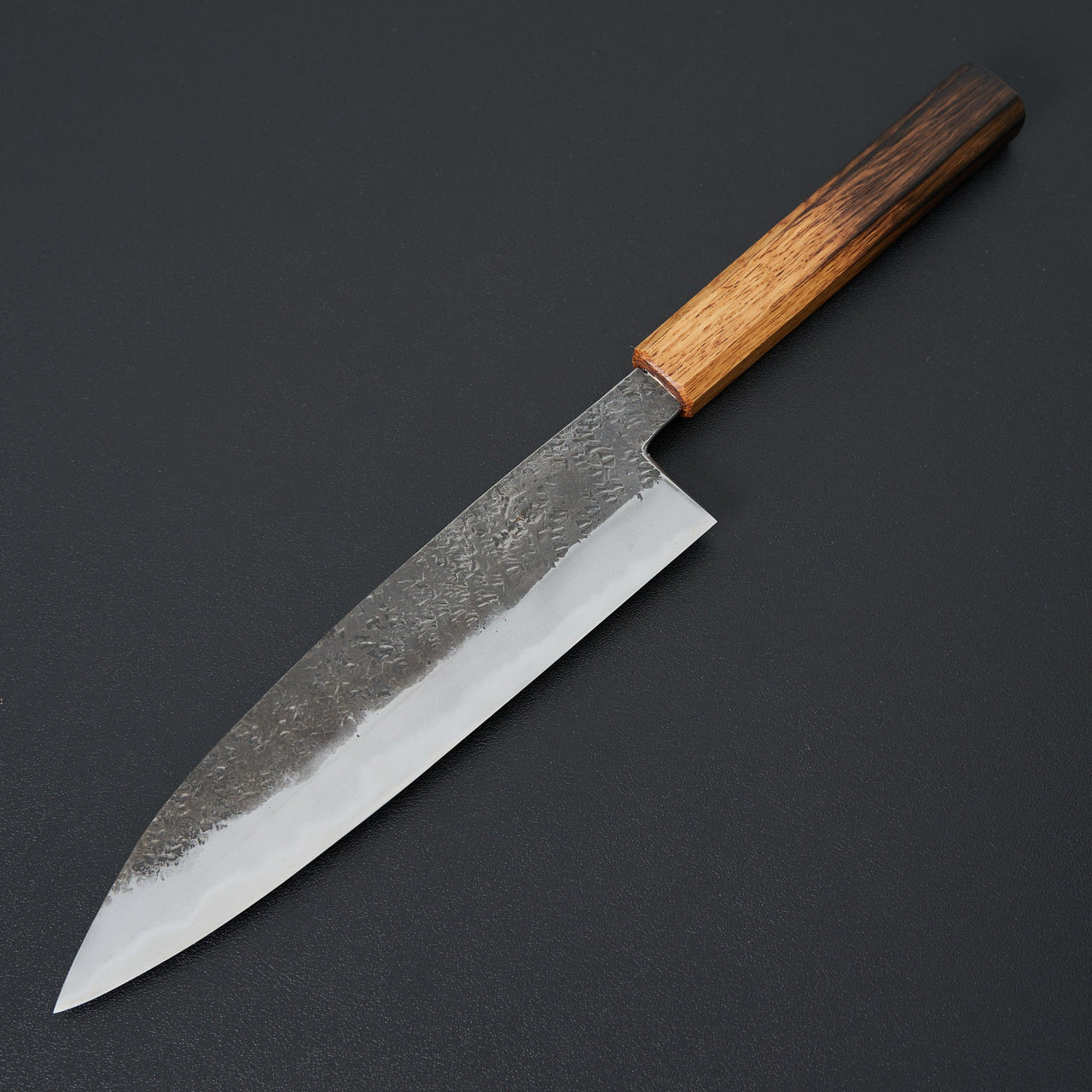 Miyazaki Kajiya Tsuchime Kurouchi Blue #2 Gyuto 210mm-Miyazaki-Carbon Knife Co