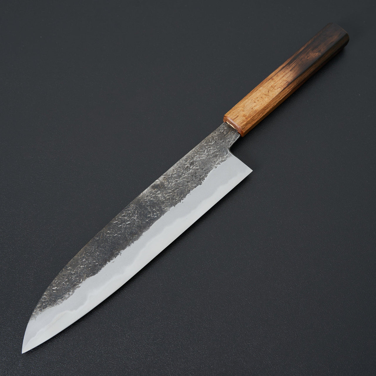 Miyazaki Kajiya Tsuchime Kurouchi Blue #2 Gyuto 240mm-Miyazaki-Carbon Knife Co