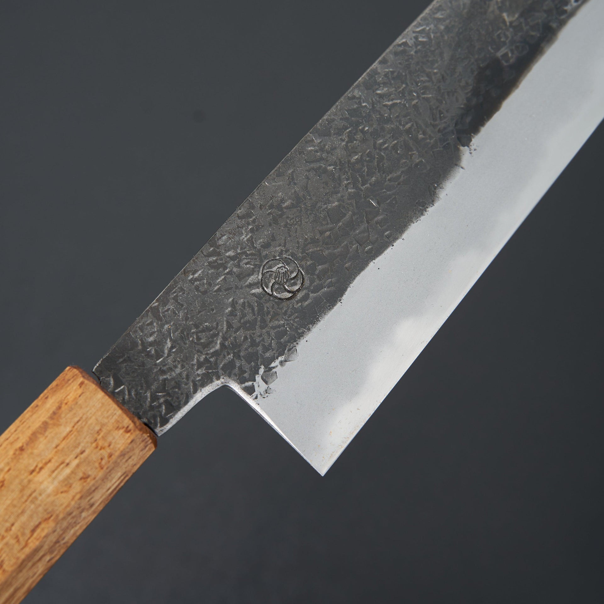 Miyazaki Kajiya Tsuchime Kurouchi Blue #2 Gyuto 240mm-Miyazaki-Carbon Knife Co