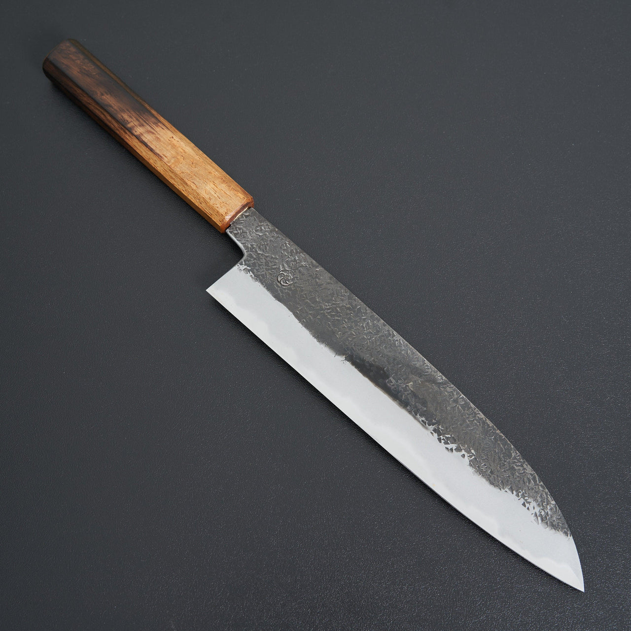 Miyazaki Kajiya Tsuchime Kurouchi Blue #2 Gyuto 240mm-Miyazaki-Carbon Knife Co