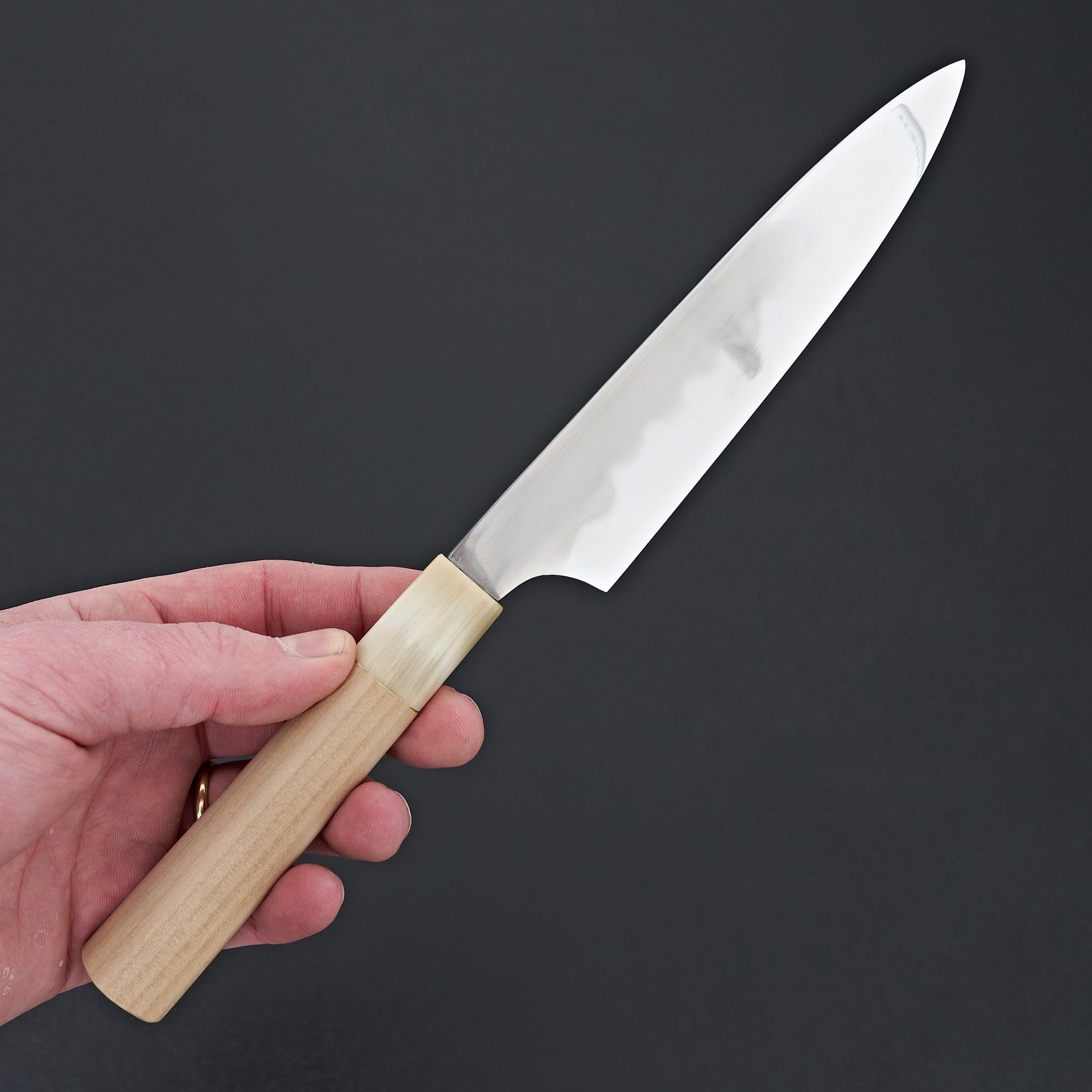 Mizuno Tanrenjo Akitada Honyaki DX Blue #2 Petty 150mm-Knife-Mizuno Tanrenjo-Carbon Knife Co