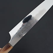Mizuno Tanrenjo Akitada Honyaki DX Blue #2 Petty 180mm-Knife-Mizuno Tanrenjo-Carbon Knife Co
