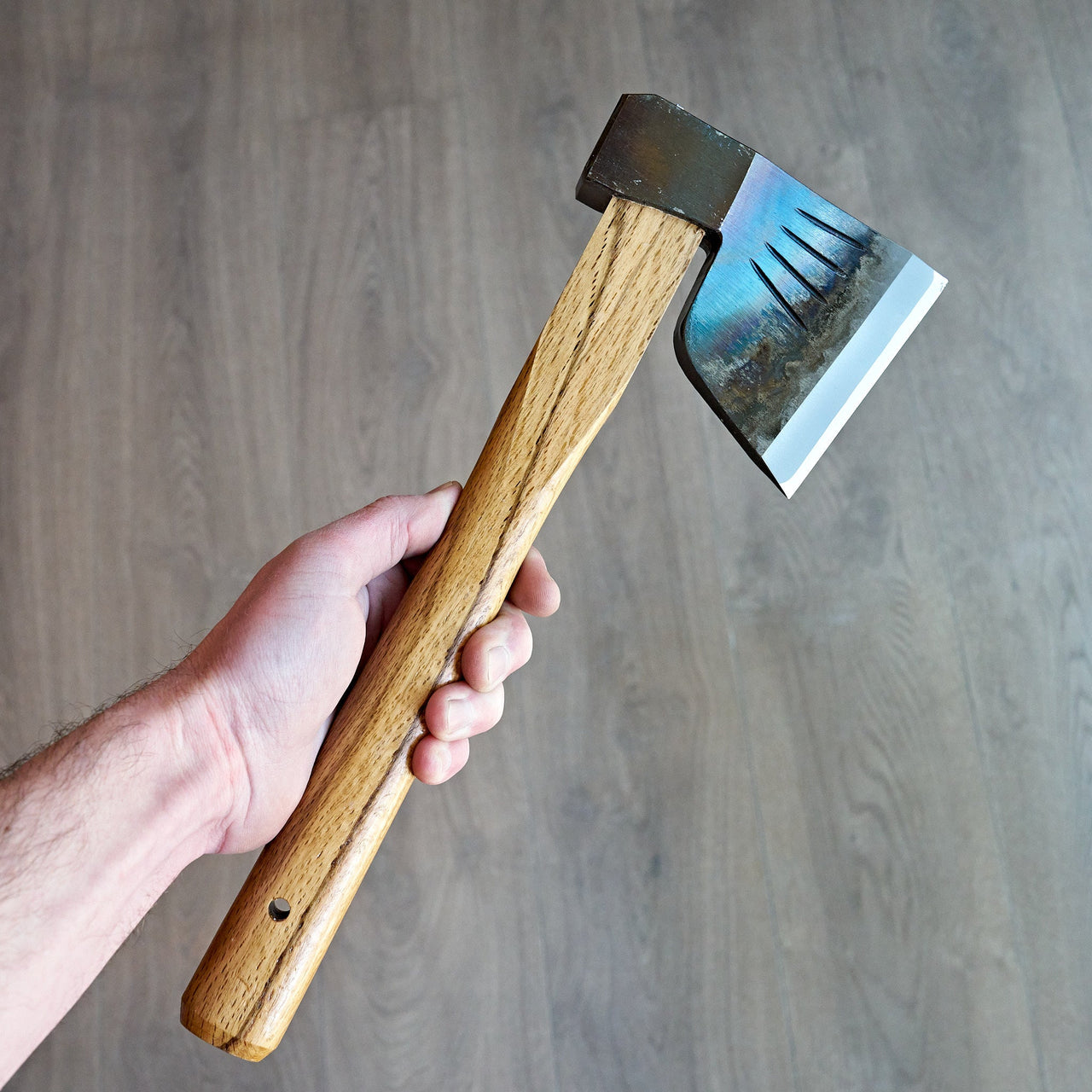 Mizuno Zenko Bakin Axe 570g Oak Handle-Knife-Hitohira-Carbon Knife Co