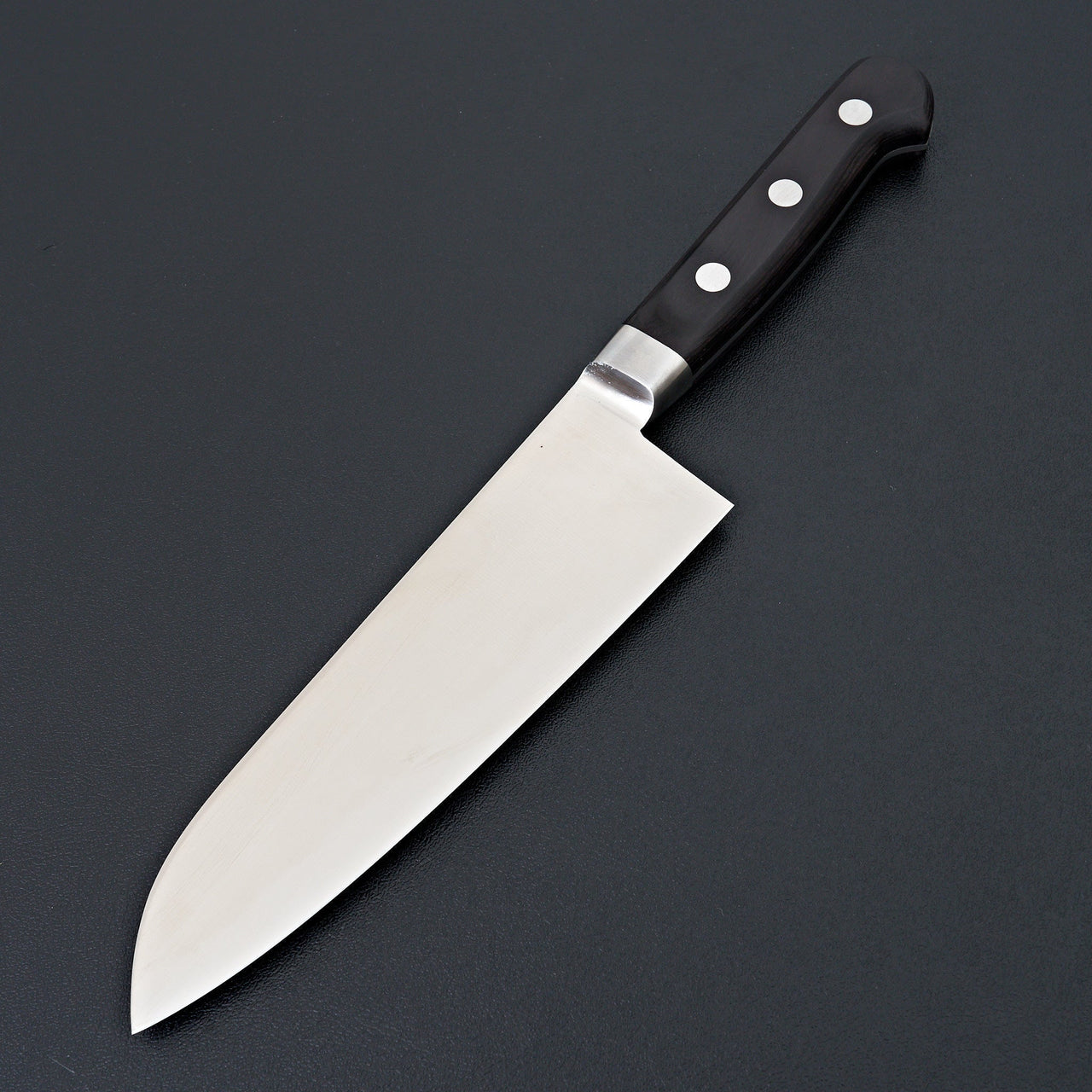 Morihei Hisamoto INOX Santoku 165mm Pakka Handle-Hitohira-Carbon Knife Co