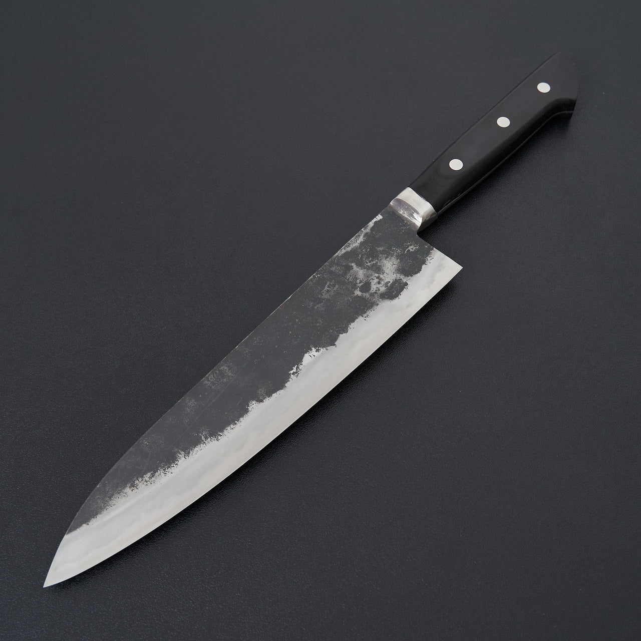 Morihei Hisamoto Kurouchi White #1 Gyuto 240mm Pakka Handle (Fine Finish) DISCOUNTED*-Knife-Hitohira-Carbon Knife Co