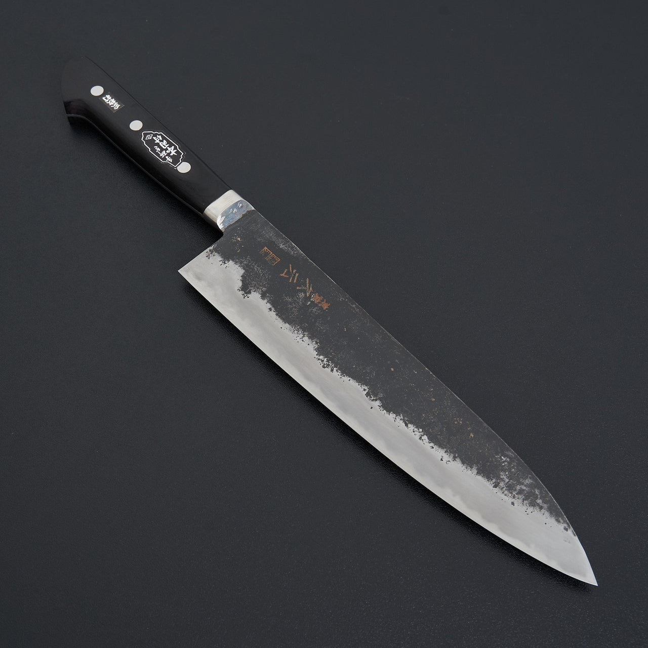 Morihei Hisamoto Kurouchi White #1 Gyuto 240mm Pakka Handle (Fine Finish) DISCOUNTED*-Knife-Hitohira-Carbon Knife Co