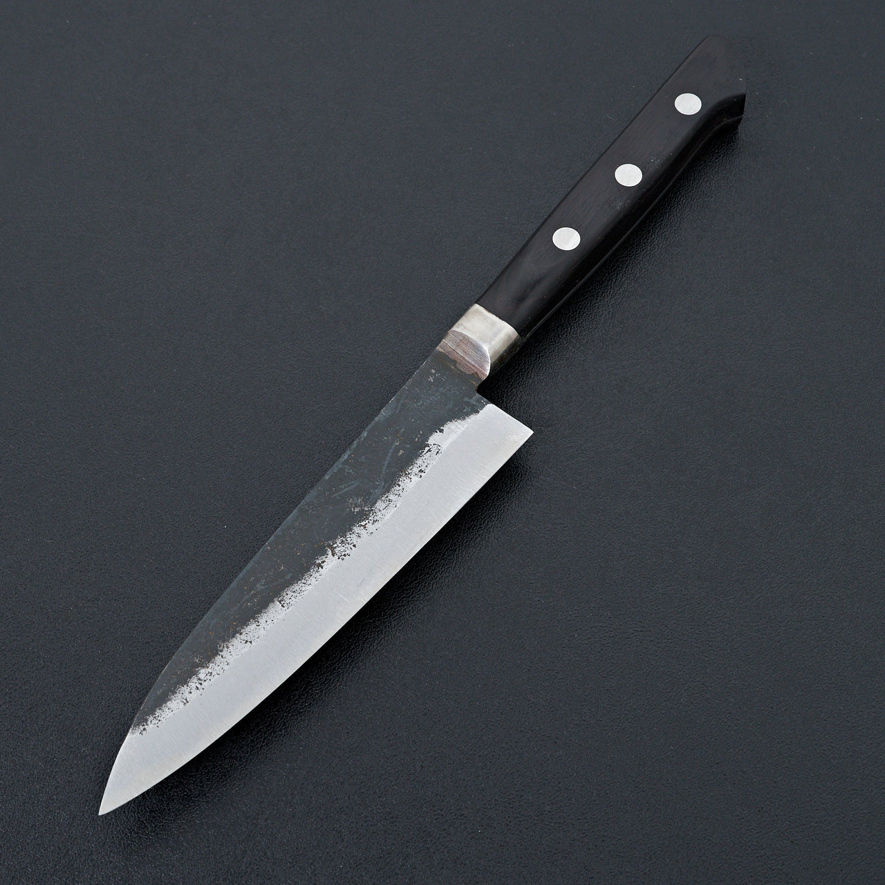 Morihei Hisamoto Kurouchi White #1 Petty 135mm Pakka Handle-Knife-Hitohira-Carbon Knife Co