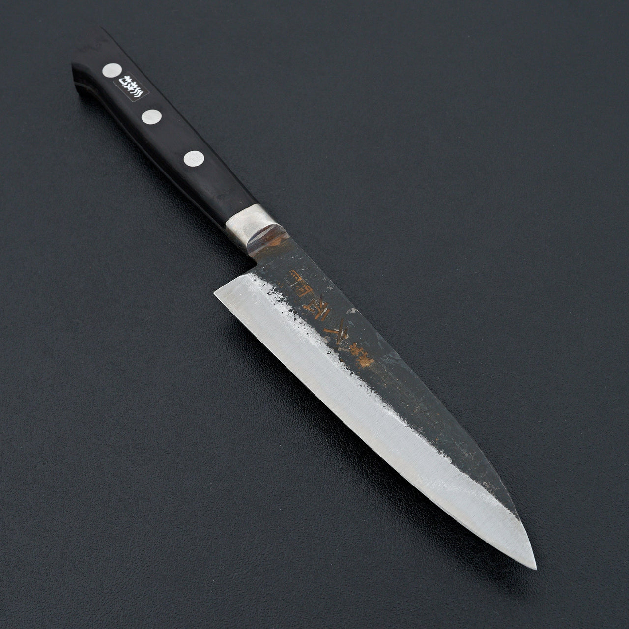 Morihei Hisamoto Kurouchi White #1 Petty 135mm Pakka Handle-Knife-Hitohira-Carbon Knife Co