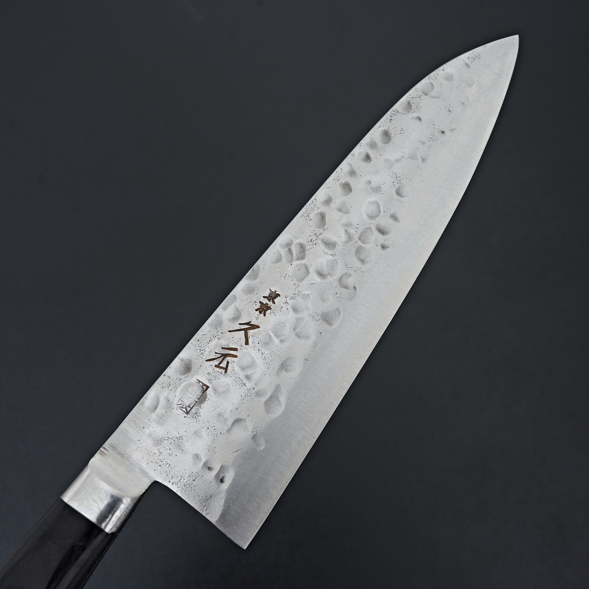 Morihei Hisamoto White #1 Tsuchime Stainless Clad Gyuto 210mm Pakka Handle-Knife-Hitohira-Carbon Knife Co