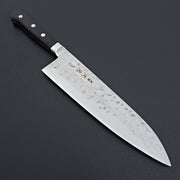 Morihei Hisamoto White #1 Tsuchime Stainless Clad Gyuto 210mm Pakka Handle-Knife-Hitohira-Carbon Knife Co