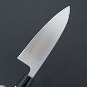 Morihei Yoshitomo Deba 150mm Poplar Handle-Knife-Hitohira-Carbon Knife Co