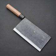 Moritaka Cleaver 220mm Walnut Handle-Knife-Moritaka-Carbon Knife Co
