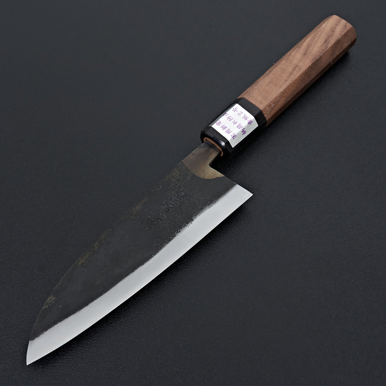 Moritaka Santoku 130mm Walnut Handle-Knife-Moritaka-Carbon Knife Co