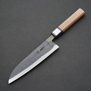 Moritaka Santoku 185mm Walnut Handle-Knife-Moritaka-Carbon Knife Co