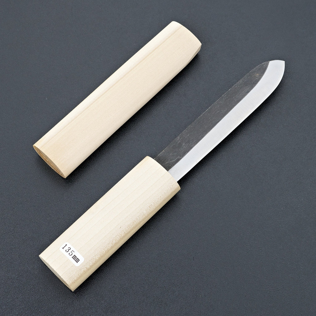 Mumei White #2 Kurouchi Makiri 135mm Ho Wood Handle-Knife-Mumei-Carbon Knife Co