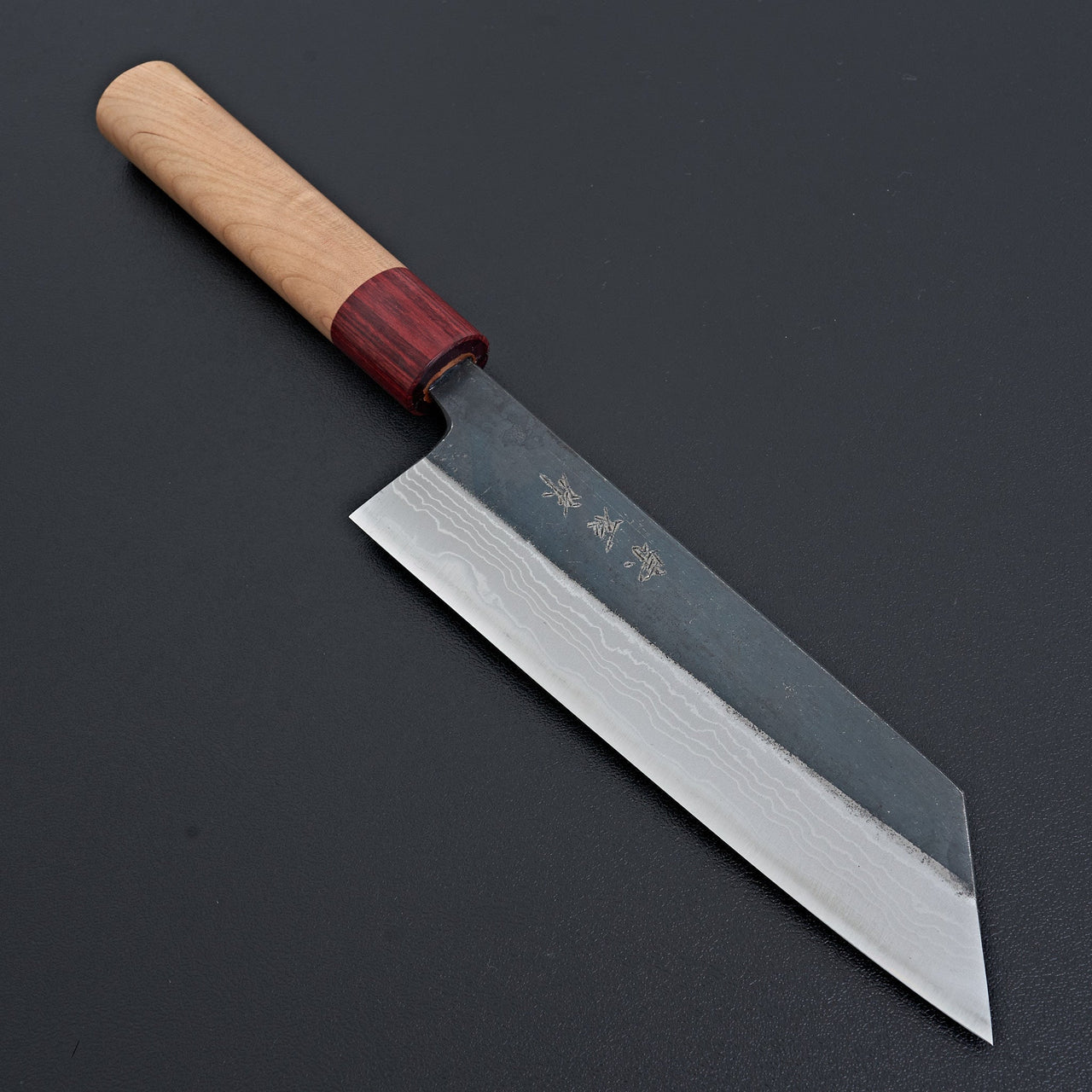 Muneishi Blue #2 Damascus Bunka 165mm-Knife-Muneishi-Carbon Knife Co