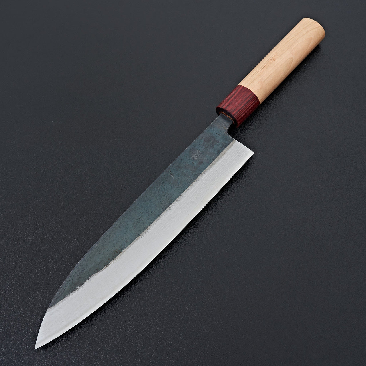 Muneishi Blue #2 Damascus Gyuto 210mm-Knife-Muneishi-Carbon Knife Co