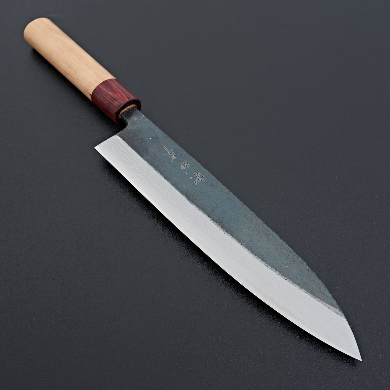 Muneishi Blue #2 Damascus Gyuto 210mm-Knife-Muneishi-Carbon Knife Co