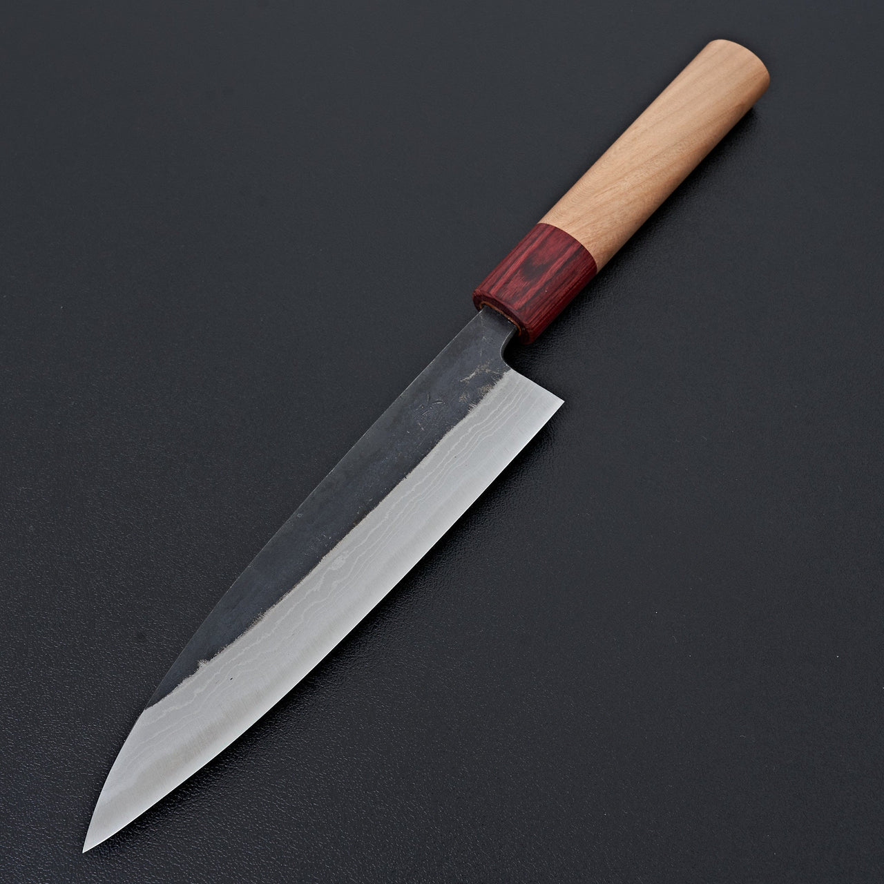 Muneishi Blue #2 Damascus Petty 150mm-Knife-Muneishi-Carbon Knife Co