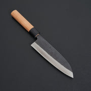 Muneishi Blue #2 Stainless Clad Santoku 165mm-Knife-Muneishi-Carbon Knife Co