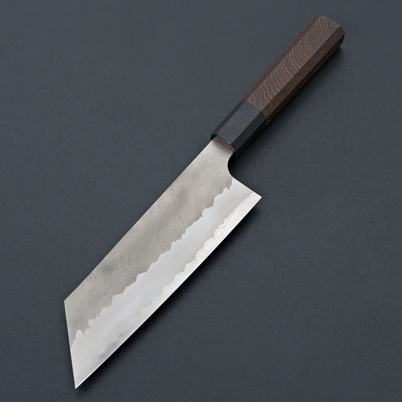 Nigara Hamono AS Migaki Tsuchime Kiritsuke Nakiri 180mm-Knife-Handk-Carbon Knife Co