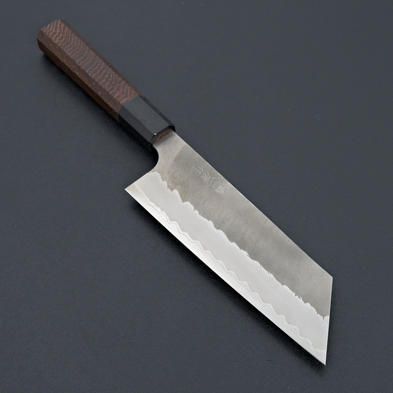 Nigara Hamono AS Migaki Tsuchime Kiritsuke Nakiri 180mm-Knife-Handk-Carbon Knife Co