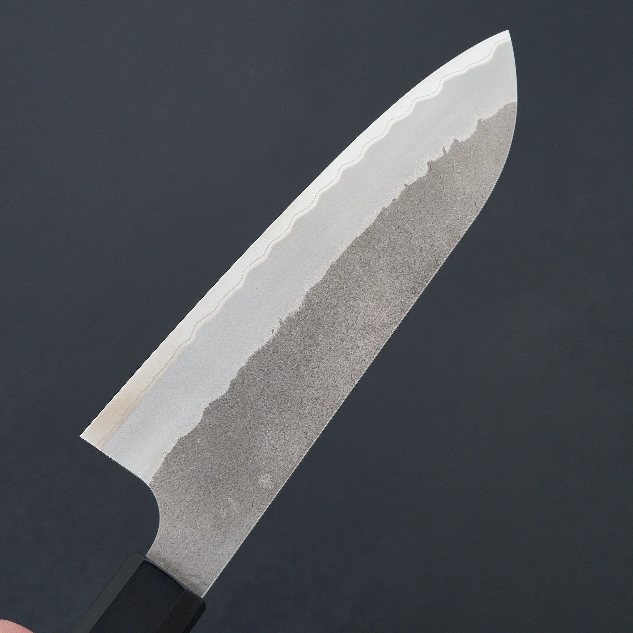 Nigara Hamono AS Migaki Tsuchime Santoku 180mm