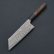 Nigara Hamono Anmon SG2 Damascus Kiritsuke Nakiri 180mm-Knife-Handk-Carbon Knife Co