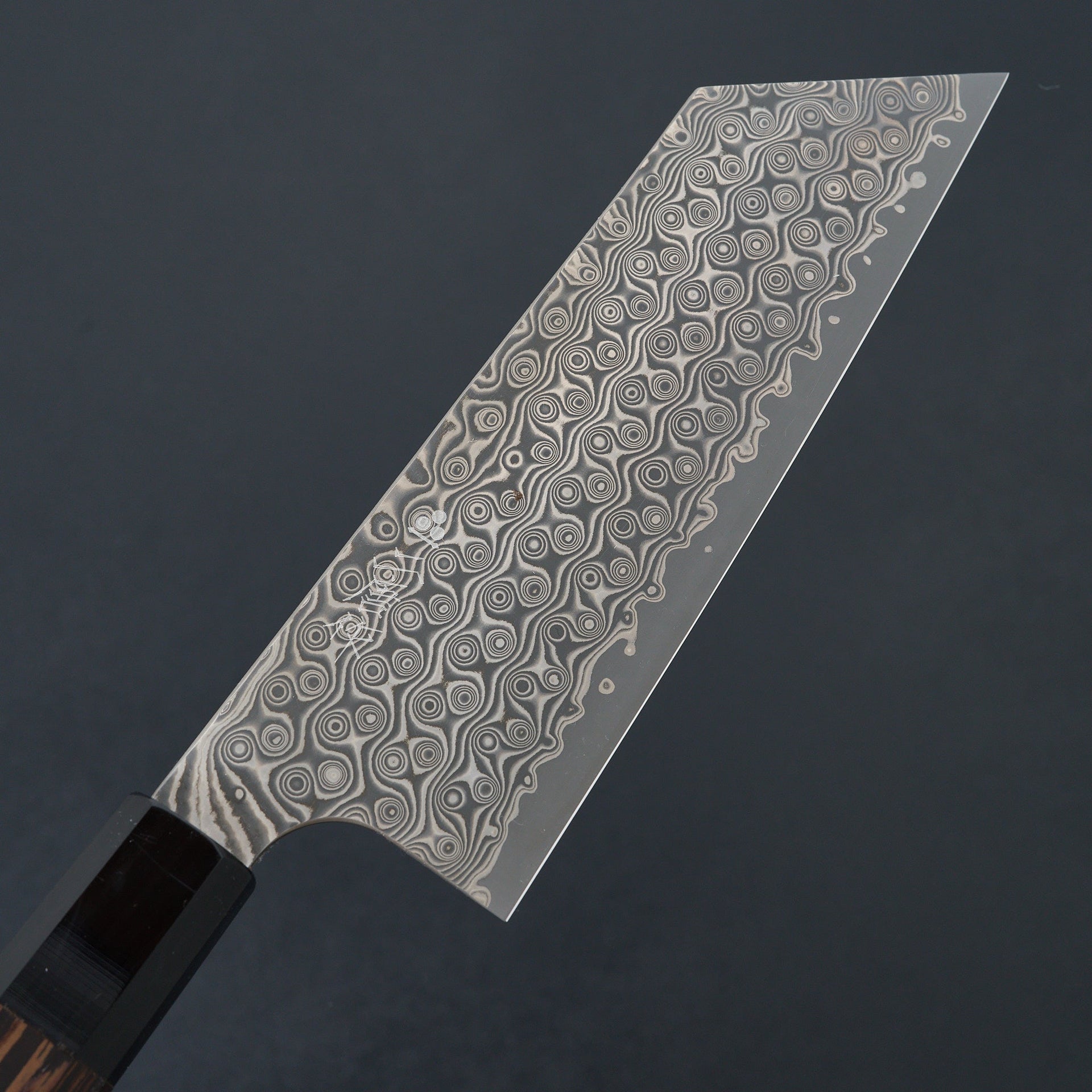 Nigara Hamono Anmon SG2 Damascus Kiritsuke Nakiri 180mm-Knife-Handk-Carbon Knife Co