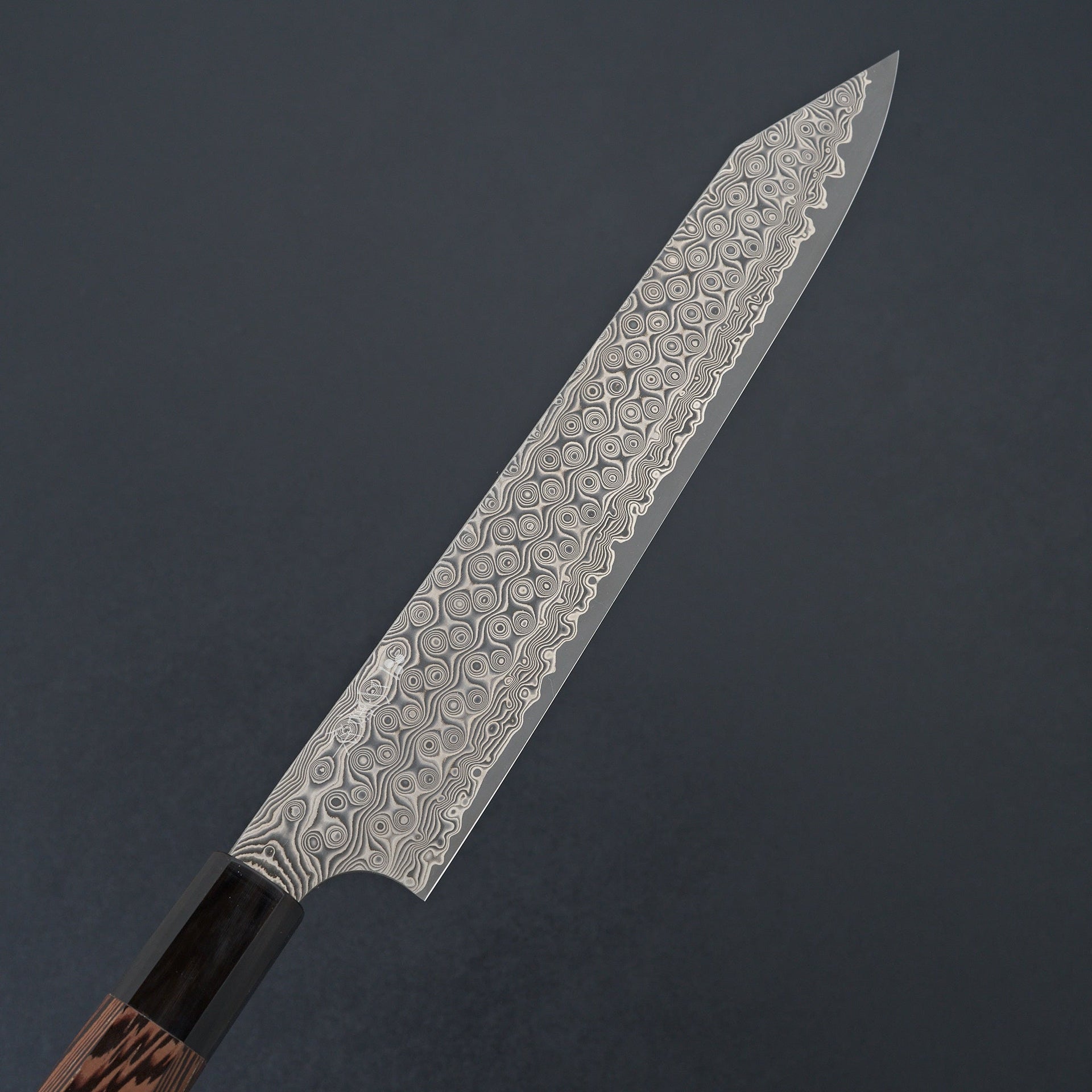 Nigara Hamono Anmon SG2 Damascus Kiritsuke Sujihiki 255mm-Knife-Handk-Carbon Knife Co