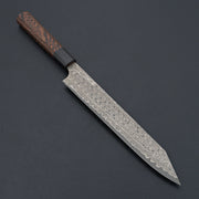 Nigara Hamono Anmon SG2 Damascus Kiritsuke Sujihiki 255mm-Knife-Handk-Carbon Knife Co