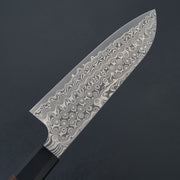 Nigara Hamono Anmon SG2 Damascus Santoku 180mm-Knife-Handk-Carbon Knife Co