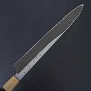 Nigara Hamono Blue 2 Kurozome Damascus Yanagiba 300mm-Knife-Handk-Carbon Knife Co