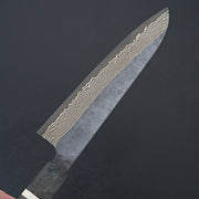 Nigara Hamono Ginsan Damascus Kurozome Gyuto 240mm-Knife-Hayabusa-Carbon Knife Co