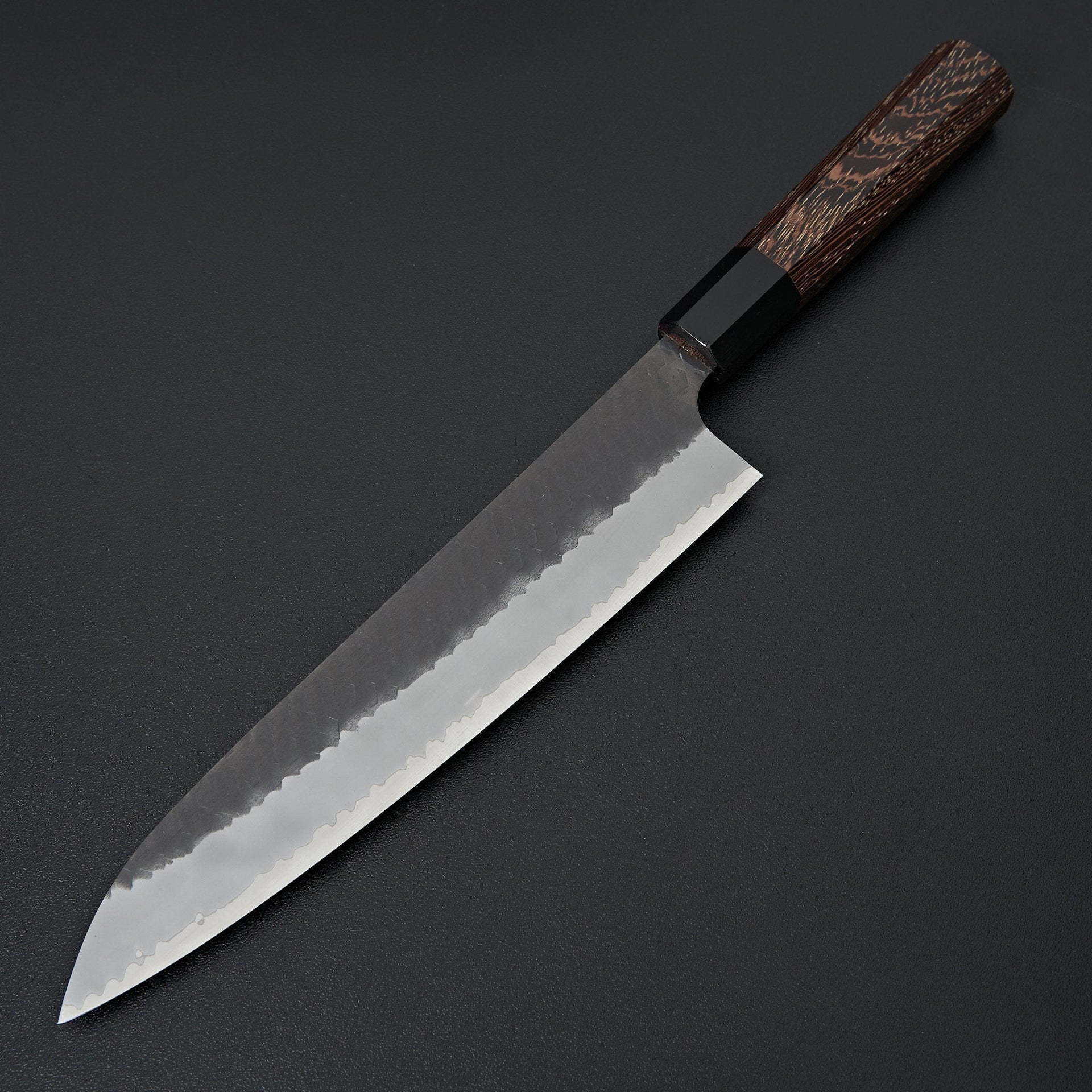 Nigara Hamono SG2 Kurouchi Tsuchime Gyuto 240mm-Knife-Handk-Carbon Knife Co