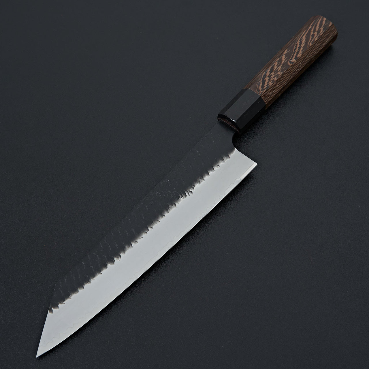 Nigara Hamono SG2 Kurouchi Tsuchime Kiritsuke Gyuto 240mm-Knife-Handk-Carbon Knife Co