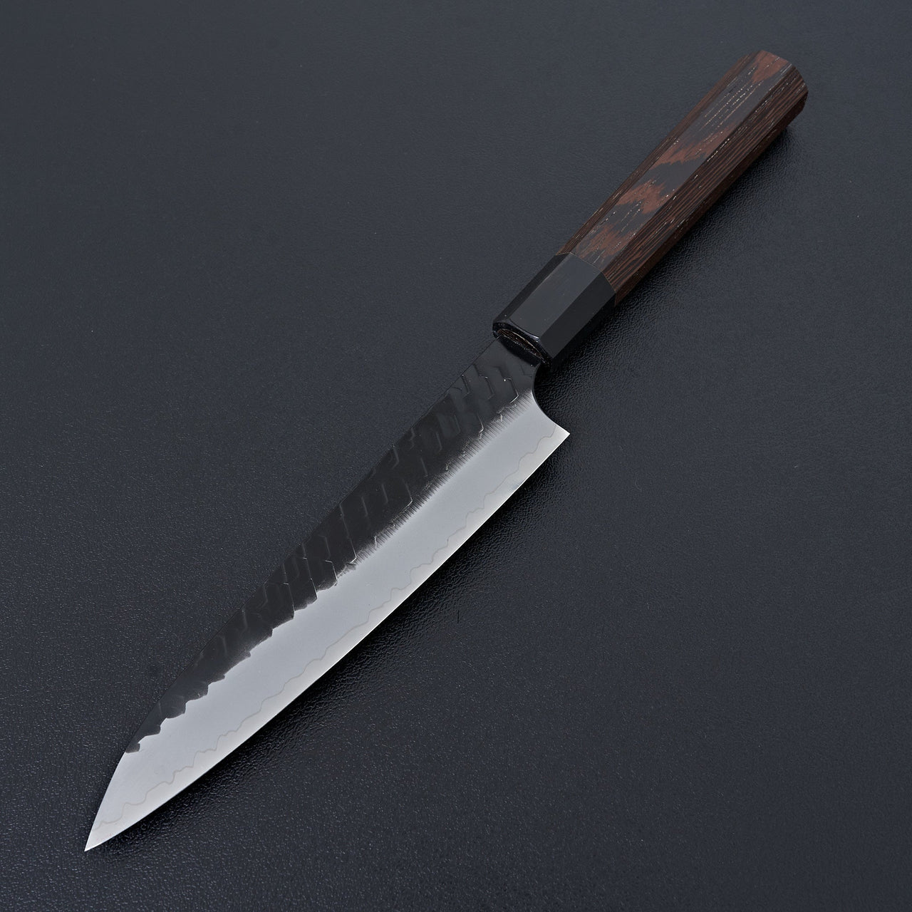 Nigara Hamono SG2 Kurouchi Tsuchime Petty 150mm-Knife-Handk-Carbon Knife Co