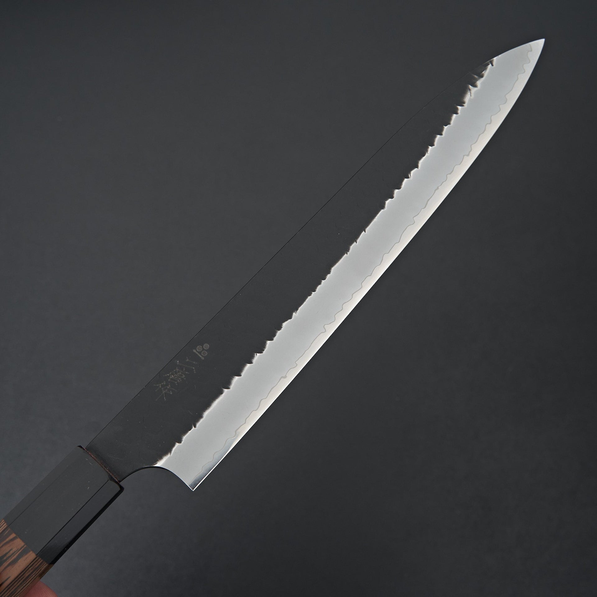 Nigara Hamono SG2 Kurouchi Tsuchime Sujihiki 240mm-Knife-Handk-Carbon Knife Co