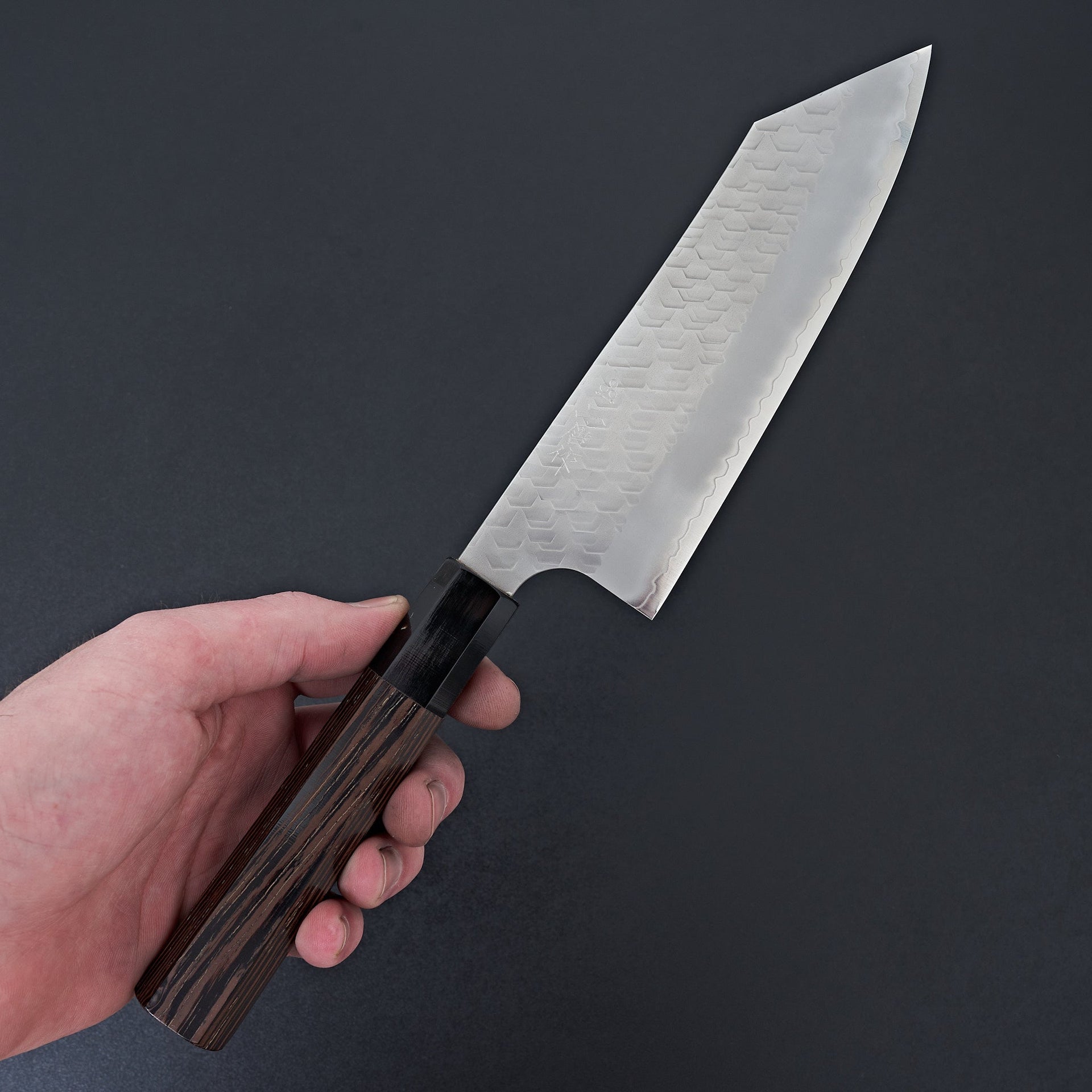Nigara Hamono SG2 Migaki Tsuchime Bunka 180mm-Knife-Handk-Carbon Knife Co
