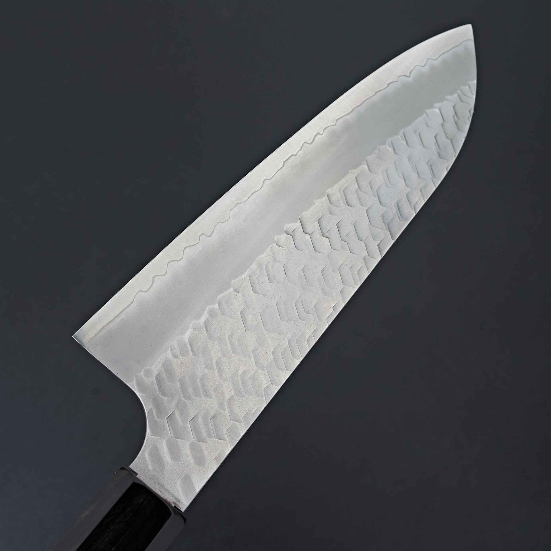 Nigara Hamono SG2 Migaki Tsuchime Santoku 180mm-Knife-Handk-Carbon Knife Co