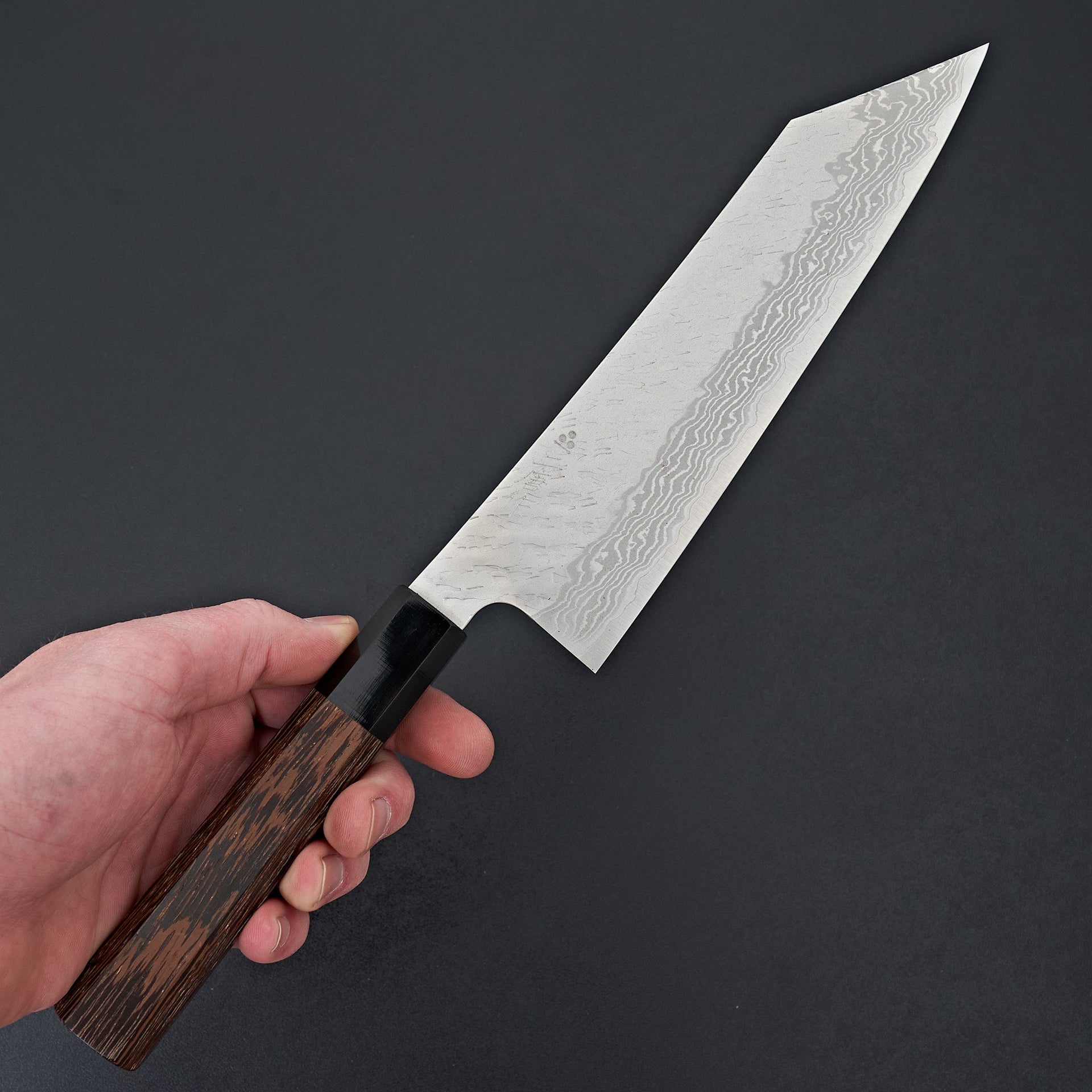 Nigara Hamono VG10 Migaki Tsuchime Damascus Kiritsuke Gyuto 210mm-Knife-Handk-Carbon Knife Co