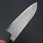 Nigara Hamono VG10 Migaki Tsuchime Damascus Santoku 180mm-Knife-Handk-Carbon Knife Co