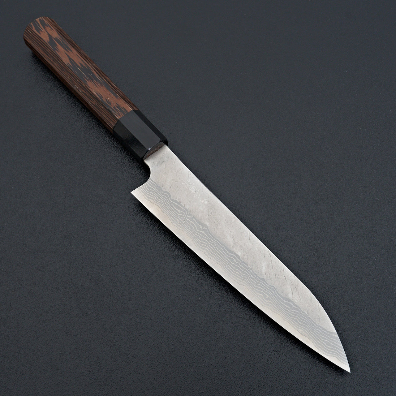 Nigara Hamono VG10 Tsuchime Damascus Petty 150mm-Knife-Handk-Carbon Knife Co