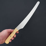 Nisaku Wave Blade Bread Knife 270mm-Knife-Ebematsu-Carbon Knife Co