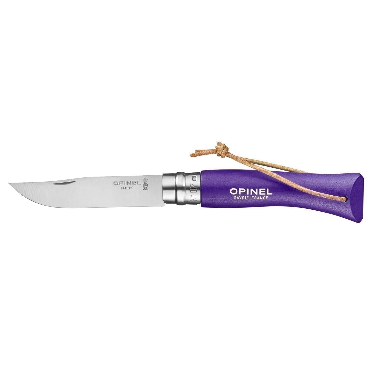 No.6 Colorama Lavender-Knife-Opinel-Carbon Knife Co