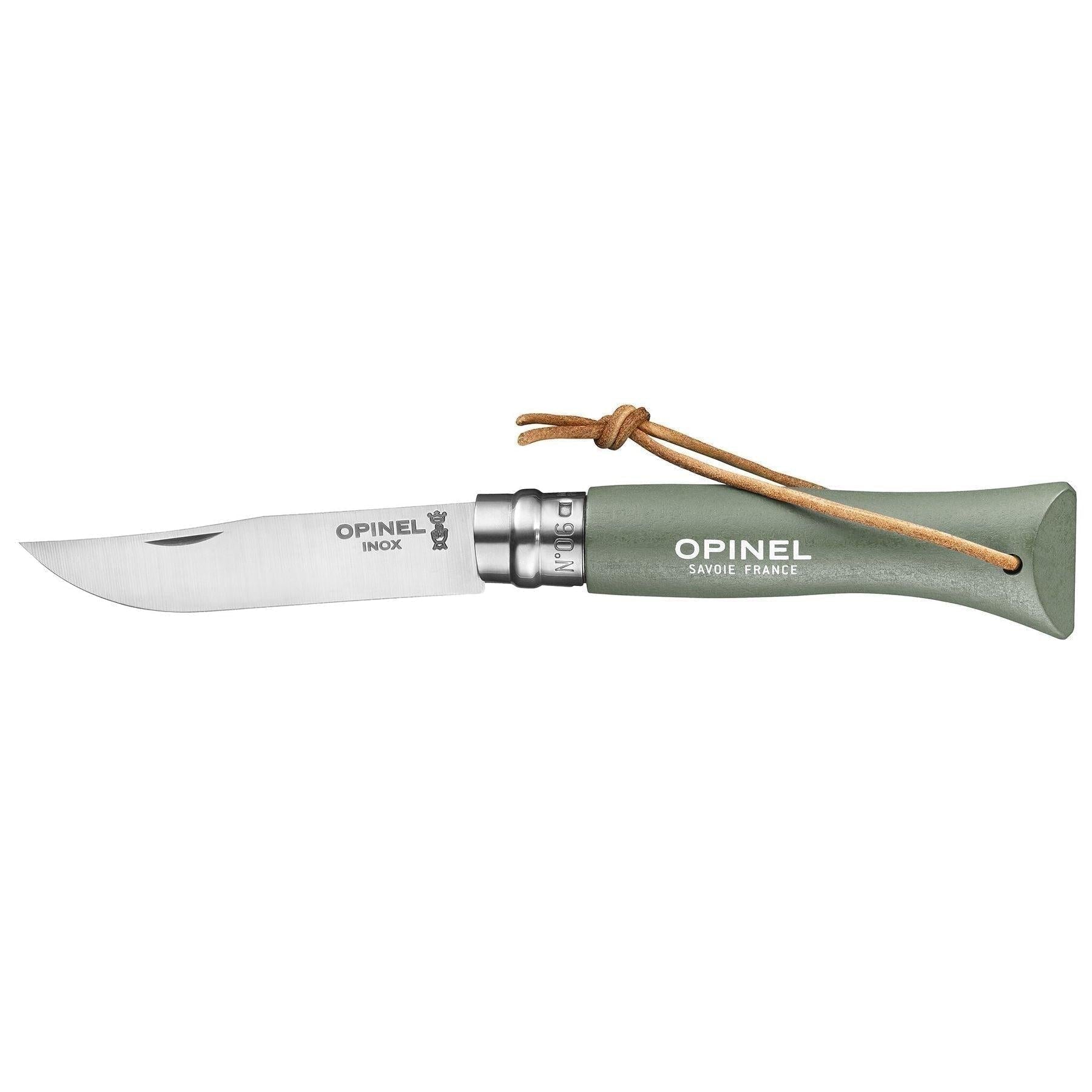 No.6 Colorama Sage-Knife-Opinel-Carbon Knife Co