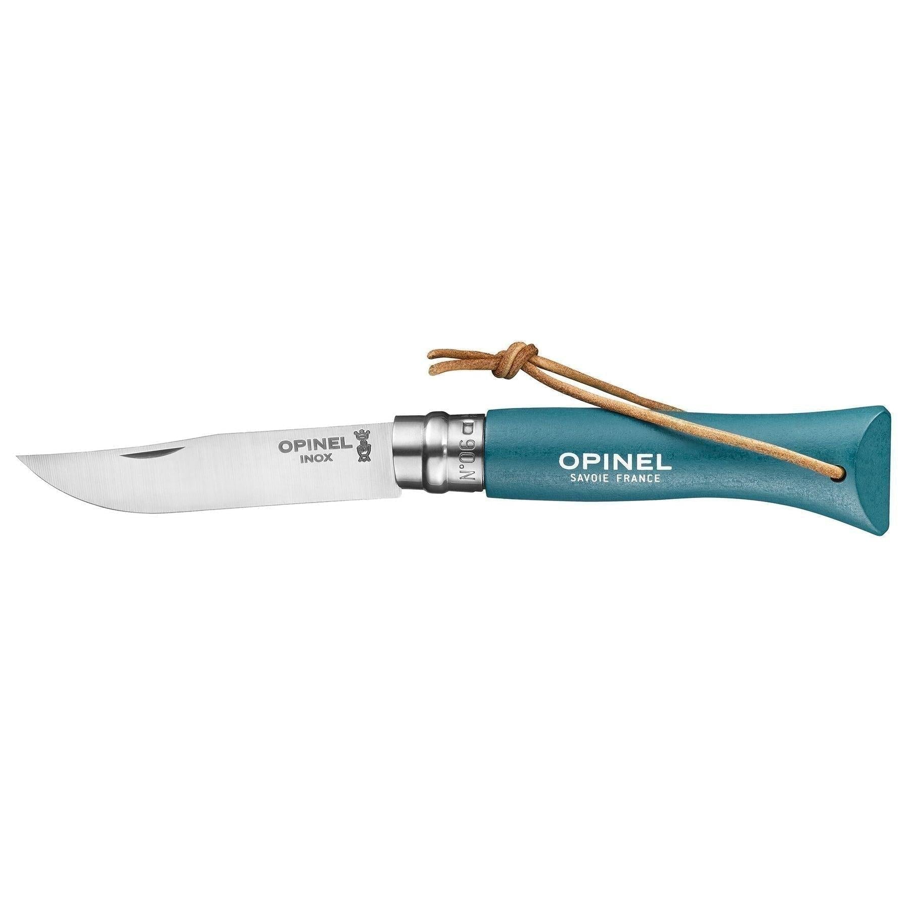 No.6 Colorama Turquoise-Knife-Opinel-Carbon Knife Co