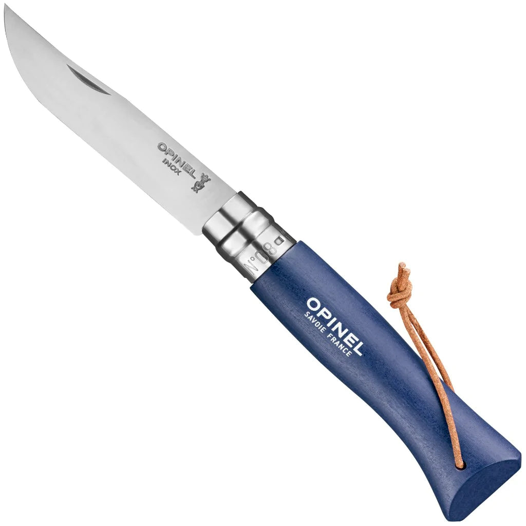 No.8 Colorama Blue-Knife-Opinel-Carbon Knife Co