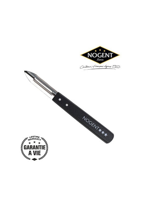 Nogent Double Edge Peeler Black-Accessories-Nogent-Carbon Knife Co